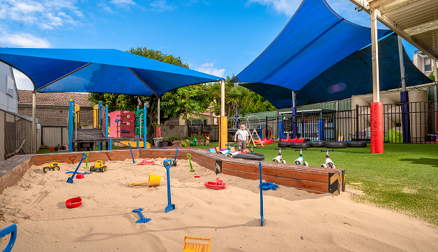 A large outdoor play environment